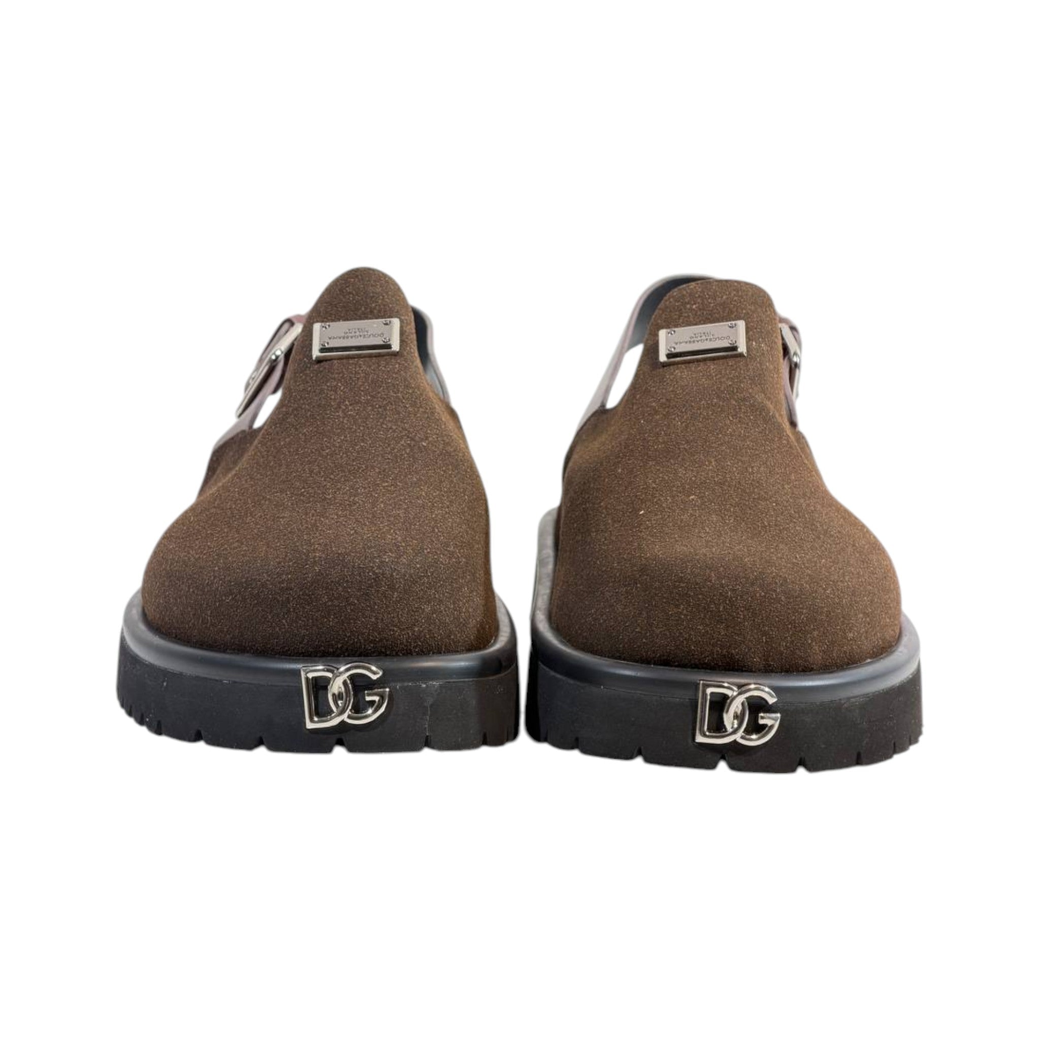 🥿 Dolce & Gabbana Brown Suede Mule Sandals | Luxury Comfort 🤎 - MASTERPIECE