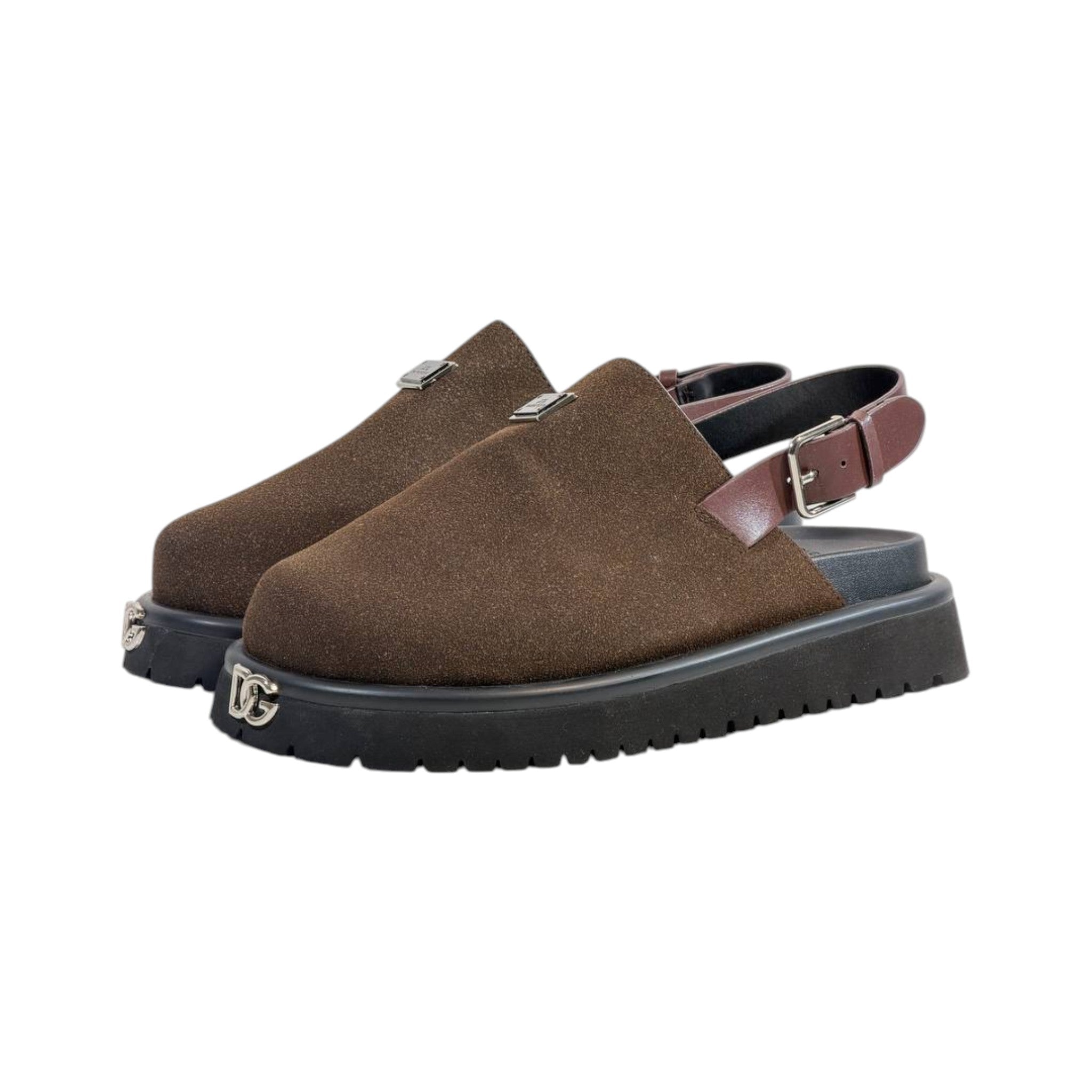 🥿 Dolce & Gabbana Brown Suede Mule Sandals | Luxury Comfort 🤎 - MASTERPIECE
