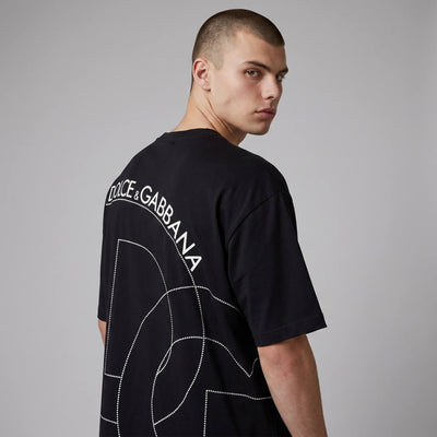 Dolce & Gabbana DG Oversized Black T-Shirt 🖤 - MASTERPIECE