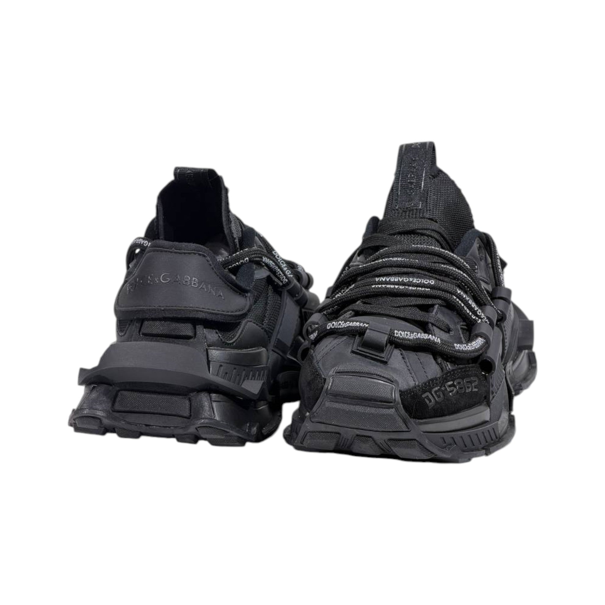🖤🔥 Dolce & Gabbana DG-S862 Tactical Luxury Sneakers – Triple Black Edition 👟⚡ - MASTERPIECE