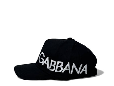 Dolce & Gabbana Embroidered Cap — Black - MASTERPIECE