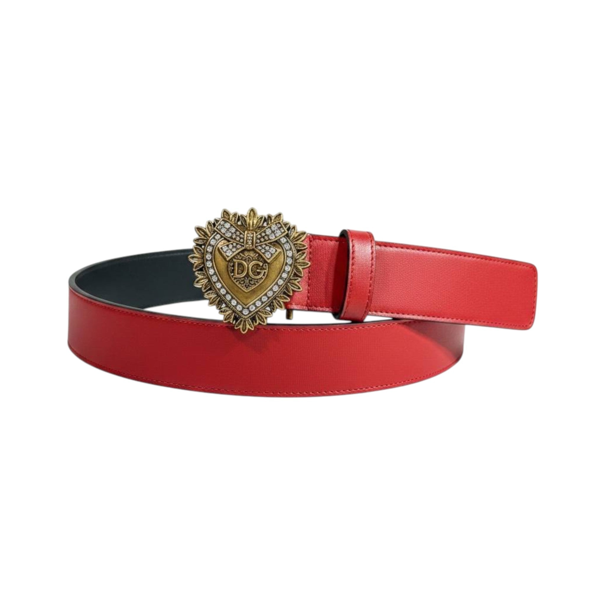 Dolce & Gabbana Inspired Red Luxury Belt 125CM ❤️✨ Premium Double Face Designer Style Belt - MASTERPIECE