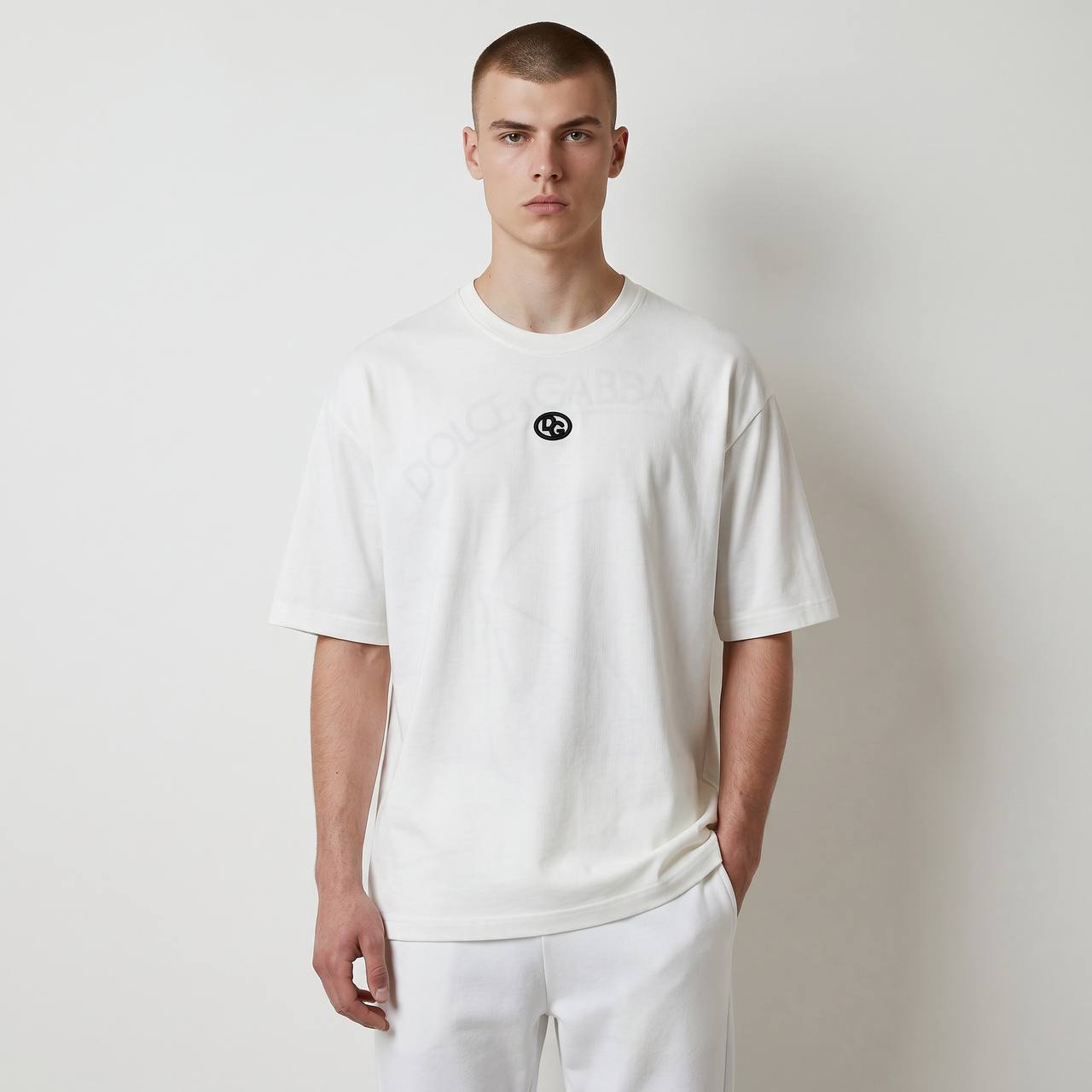 Dolce & Gabbana Oversized DG Logo T-Shirt 🤍 - MASTERPIECE