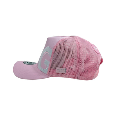 🧢 Dolce & Gabbana Pink Trucker Cap | D&G Logo Statement Style 💖✨ - MASTERPIECE