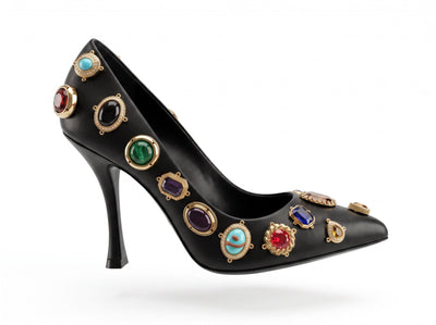 Dolce & Gabbana Pumps – Black Jeweled 👠💎 - MASTERPIECE