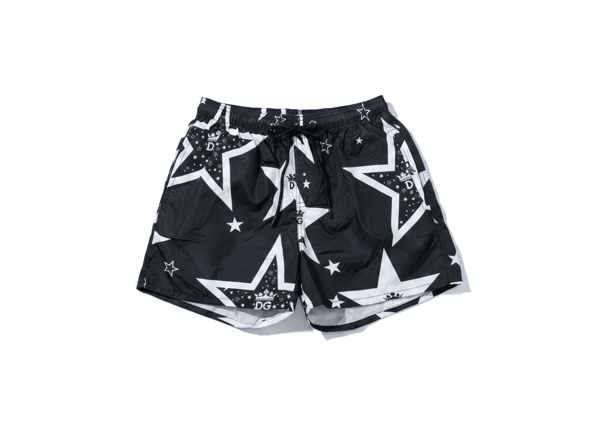 Dolce & Gabbana Star Print Swim Shorts ⭐🖤 - MASTERPIECE