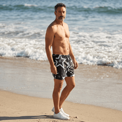 Dolce & Gabbana Star Print Swim Shorts ⭐🖤 - MASTERPIECE