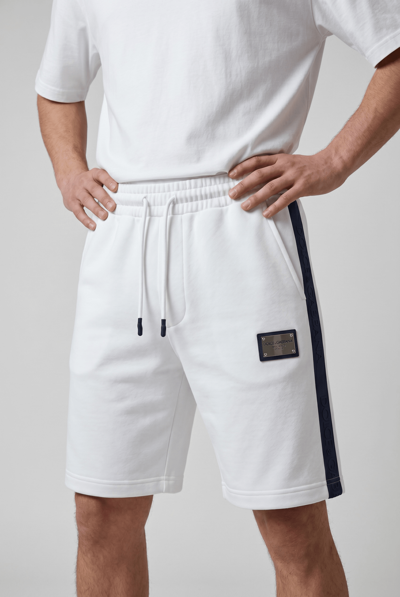Dolce & Gabbana White Luxury Shorts 🤍✨ - MASTERPIECE