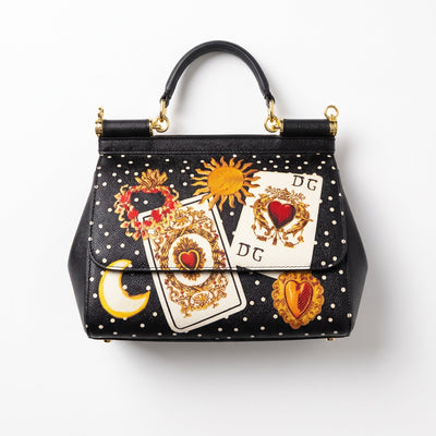 Dolce&Gabbana Sicily Bag – Polka Dot Tarot Print 🃏🖤 - MASTERPIECE