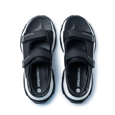 Dsquared2 Black Sport Strap Sandals - MASTERPIECE