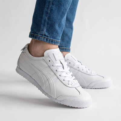 Onitsuka Tiger white leather low-profile trainer shoe