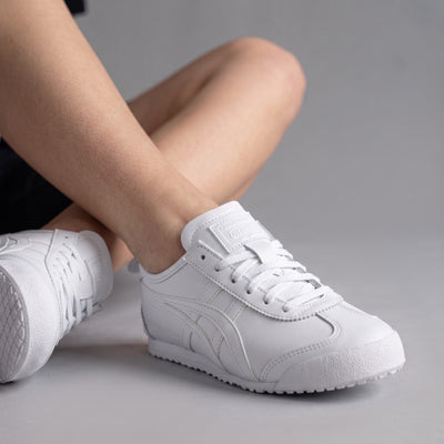 Onitsuka Tiger white leather low-profile trainer shoe