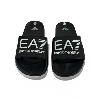 🖤 EA7 Emporio Armani Slides – Black Signature Edition ✨ - MASTERPIECE