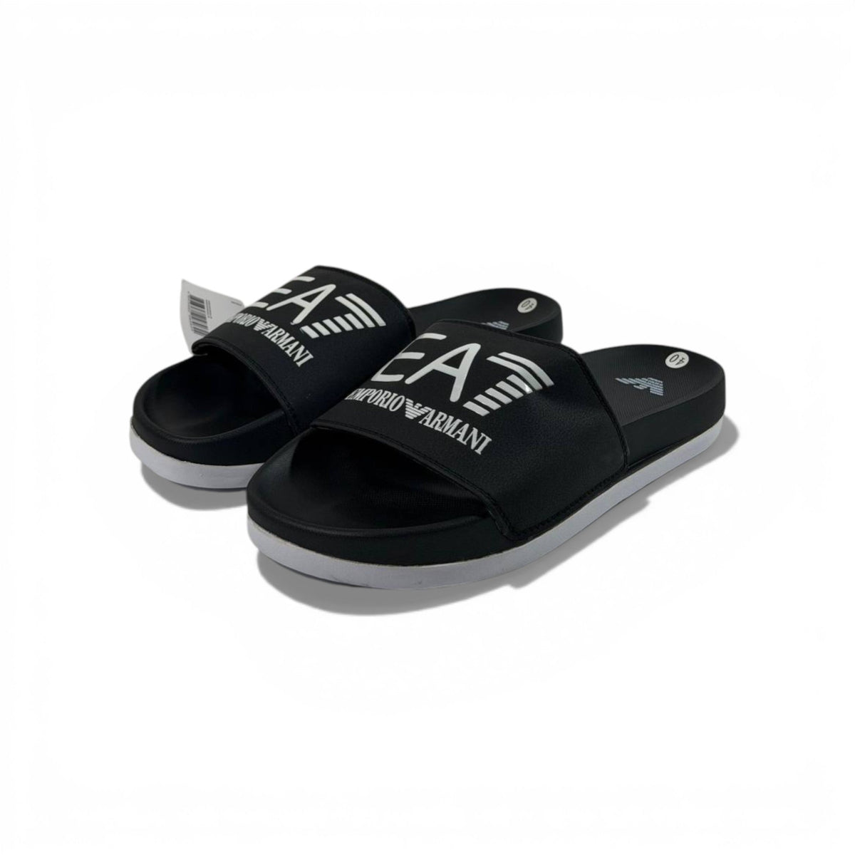 🖤 EA7 Emporio Armani Slides – Black Signature Edition ✨ - MASTERPIECE