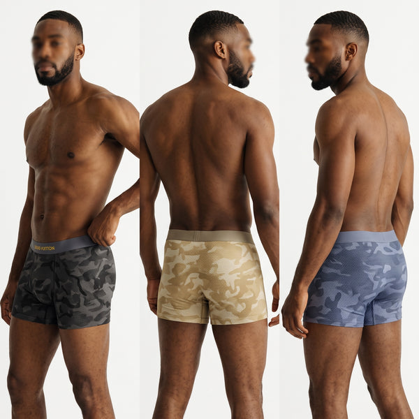 Louis Vuitton Boxer Briefs – Camo Stretch Trunk 🩲✨
