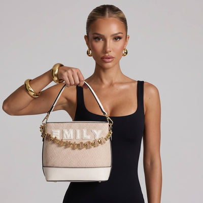 👜 EMILY LORAN Beige Luxury Tote | Elegant Minimal Handbag ✨ - MASTERPIECE