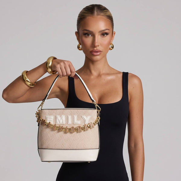 👜 EMILY LORAN Beige Luxury Tote | Elegant Minimal Handbag ✨