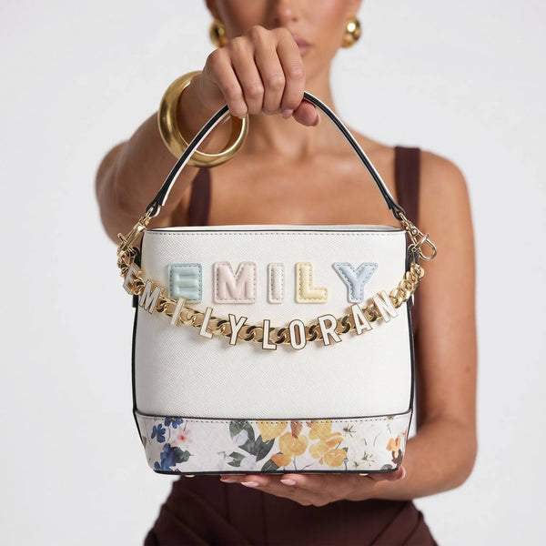 👜 EMILY LORAN Pastel Charm Bag | Floral Luxury Handbag 🌸✨