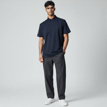 Emporio Armani Navy Premium Polo Shirt – Luxury Smart Casual Essential 💙✨ - MASTERPIECE