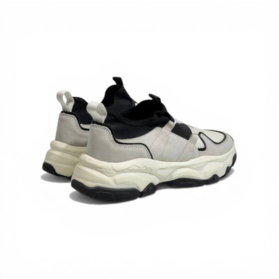 EMPORIO ARMANI Two-Tone Chunky Sneakers 👟⚡ | Bold Street Luxury & Slip-On Comfort - MASTERPIECE