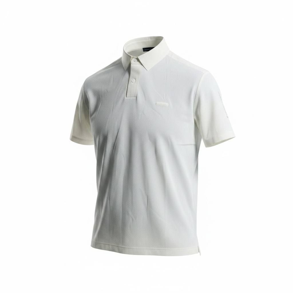 Emporio Armani White Premium Polo Shirt – Luxury Smart Casual Essential 🤍✨ - MASTERPIECE