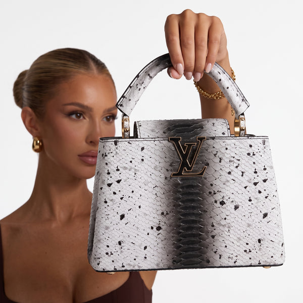 Louis Vuitton Top Handle – White Speckled 👜