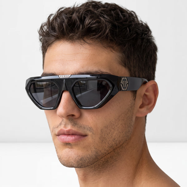 Philipp Plein Oversized Sunglasses – Black