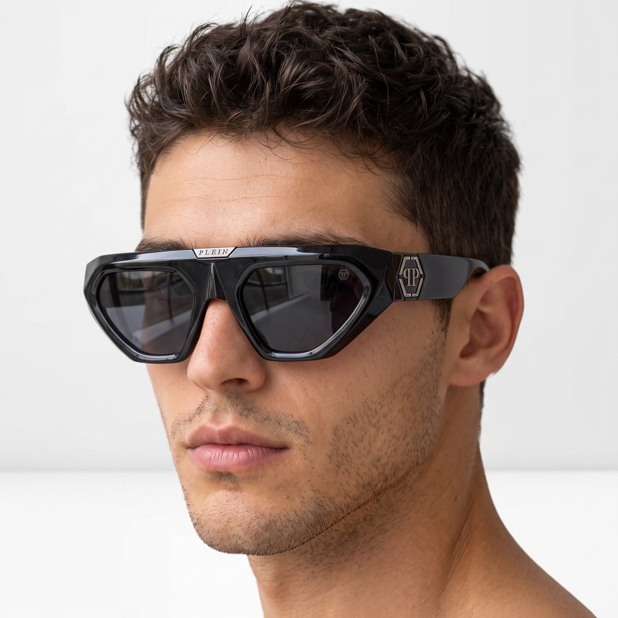 Philipp Plein Oversized Sunglasses — Black