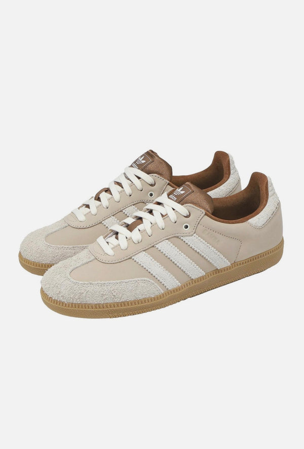 Adidas Samba Classic – Chalk Beige Gum Casual Sneaker 🍂👟