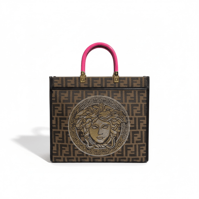 Fendace Medusa Monogram Tote 💎🐍 | Fendi x Versace Collaboration - MASTERPIECE