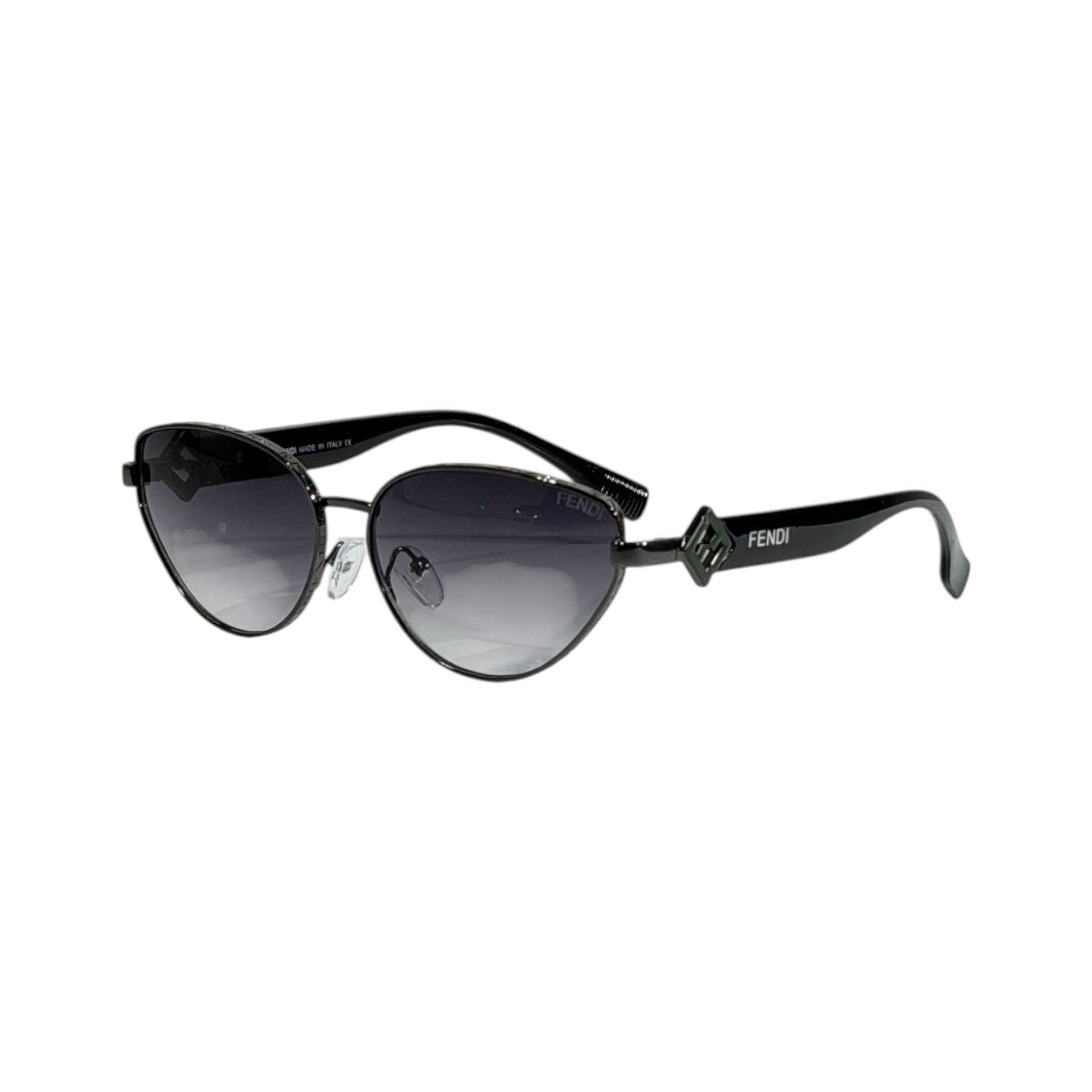 Fendi Aviator Sunglasses 🕶️ | Black Gradient Lens Luxury Frame - MASTERPIECE
