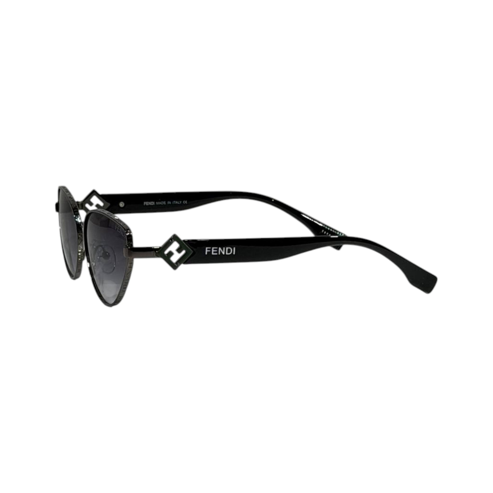 Fendi Gradient Aviator Sunglasses – Black Luxury Frame 🕶️✨ - MASTERPIECE