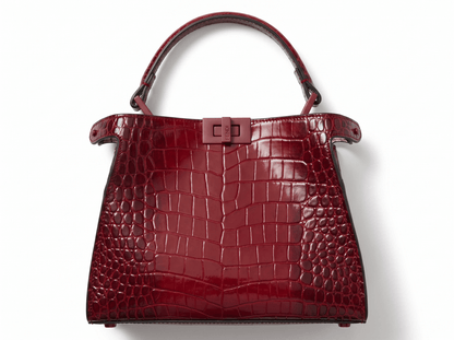❤️ Fendi Peekaboo Croc-Embossed Iconic Tote Bag ❤️✨ - MASTERPIECE
