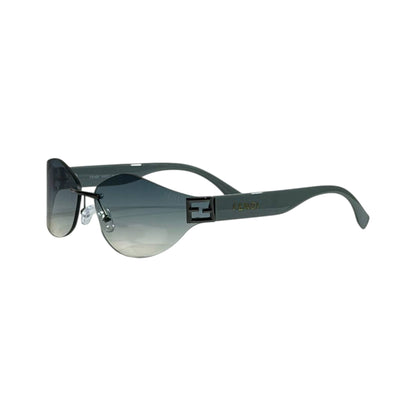 Fendi Rimless Cat - Eye Sunglasses 🕶️ | Gradient Lens FF Logo Eyewear - MASTERPIECE