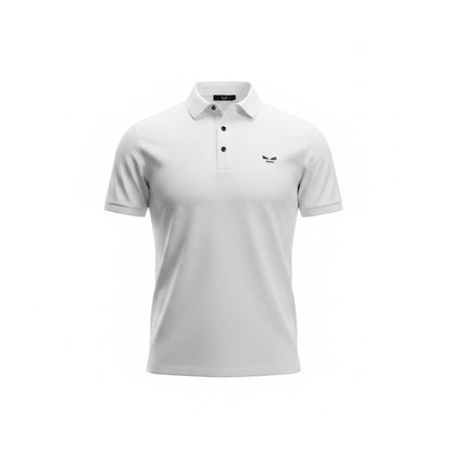 🤍 Fendi White Polo Shirt – Clean Minimal Luxury Essential 👕✨ - MASTERPIECE