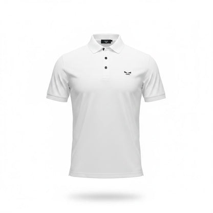 🤍 Fendi White Polo Shirt – Clean Minimal Luxury Essential 👕✨ - MASTERPIECE
