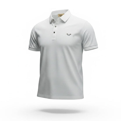 🤍 Fendi White Polo Shirt – Clean Minimal Luxury Essential 👕✨ - MASTERPIECE