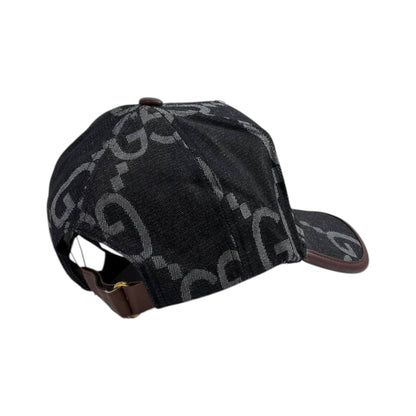 🧢 GG Monogram Grey Cap | Premium Pattern Edition 🔥🩶 - MASTERPIECE