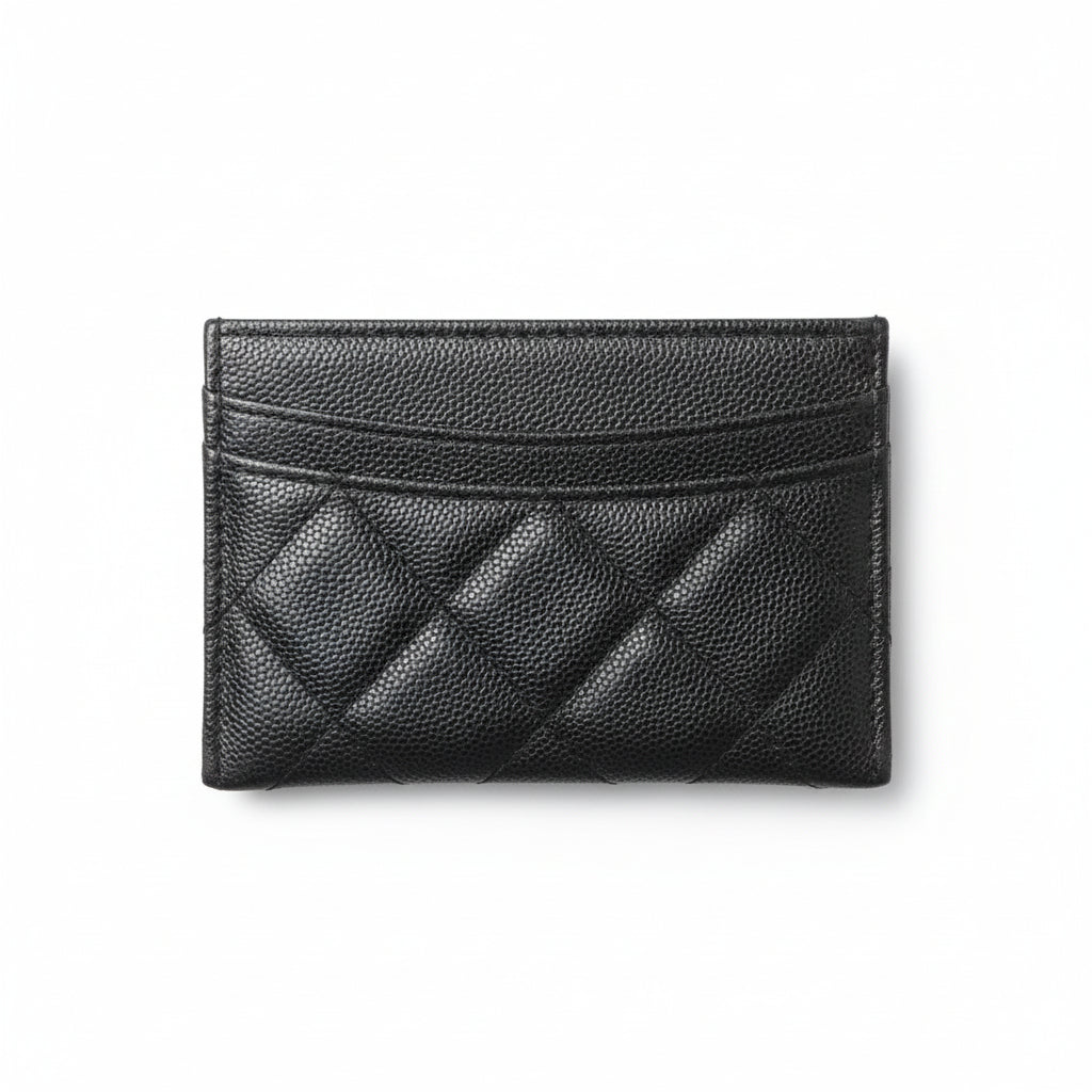 CHANEL Quilted Black Card Holder – Timeless Luxury Essential 🖤✨