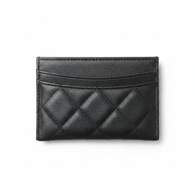 CHANEL Quilted Black Card Holder – Timeless Luxury Essential 🖤✨