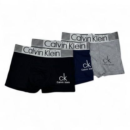 Calvin Klein Classic Boxer Set (3 Pieces) 🩶 | Premium Cotton Comfort Collection