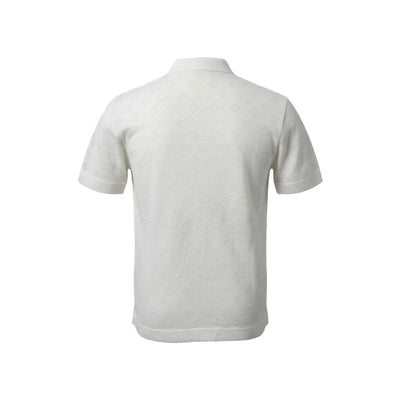 Louis Vuitton Monogram Knit Shirt – Elegant Texture, Timeless Style