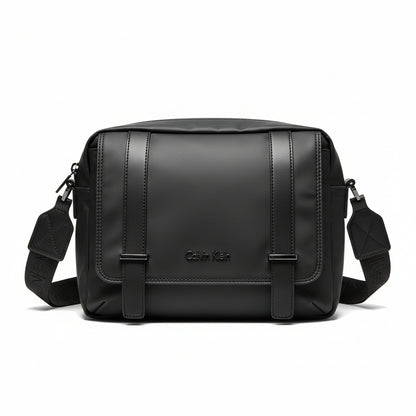 Calvin Klein Classic Black Messenger Crossbody Bag – Clean & Timeless 🖤👜