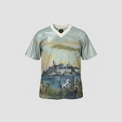 Corteiz Island Escape Mesh Jersey Tee