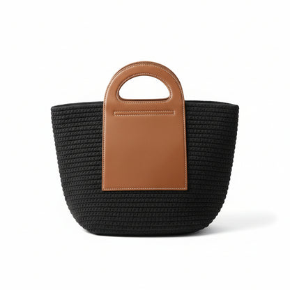 Loewe Logo Crochet Tote Bag – Elegant Summer Statement 🖤🤎👜