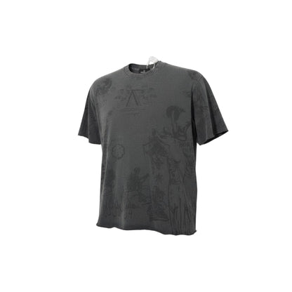 🔥 Represent “Born to Roam” Washed Black Graphic Tee 🐺🎸