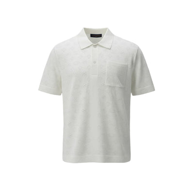 Louis Vuitton Monogram Knit Shirt – Elegant Texture, Timeless Style