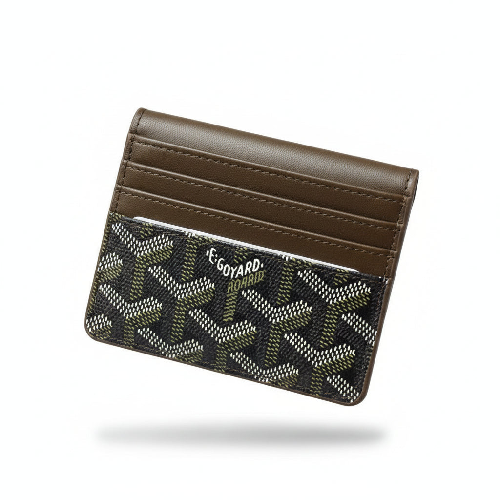 Goyard Classic Card Holder – Signature Monogram Luxury 🖤🤎✨