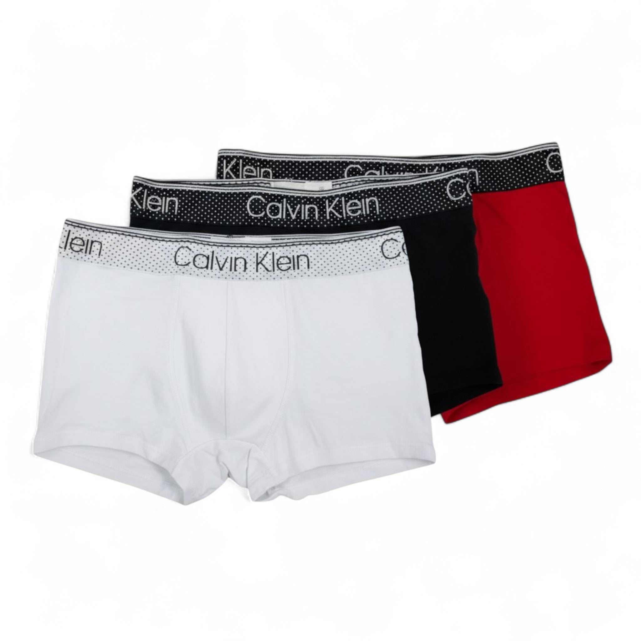 Calvin Klein Premium Boxer Set (3 Pieces) ⚪🔴⚫ | Everyday Comfort in Style