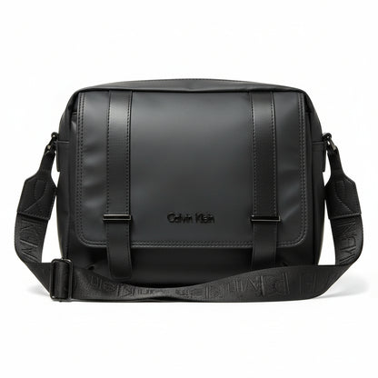 Calvin Klein Classic Black Messenger Crossbody Bag – Clean & Timeless 🖤👜